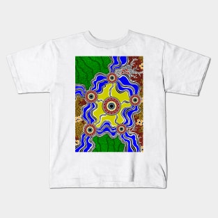 Aboriginal Art 2 Kids T-Shirt